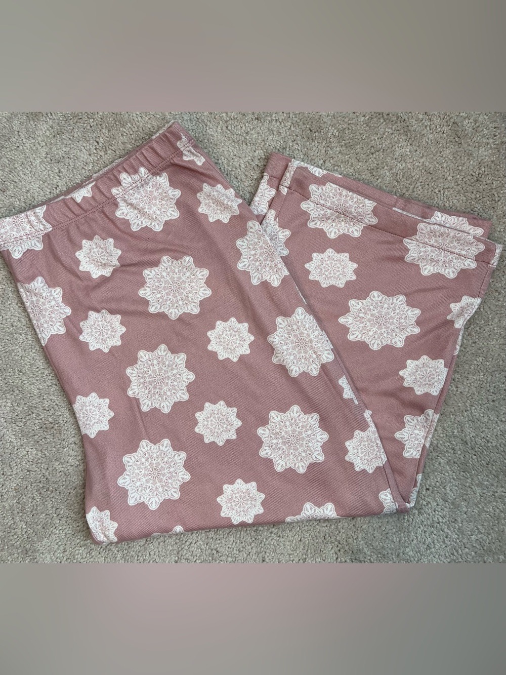 Charter Club Intimates Rose-Pink Floral Medallion Lounge pants PJs
